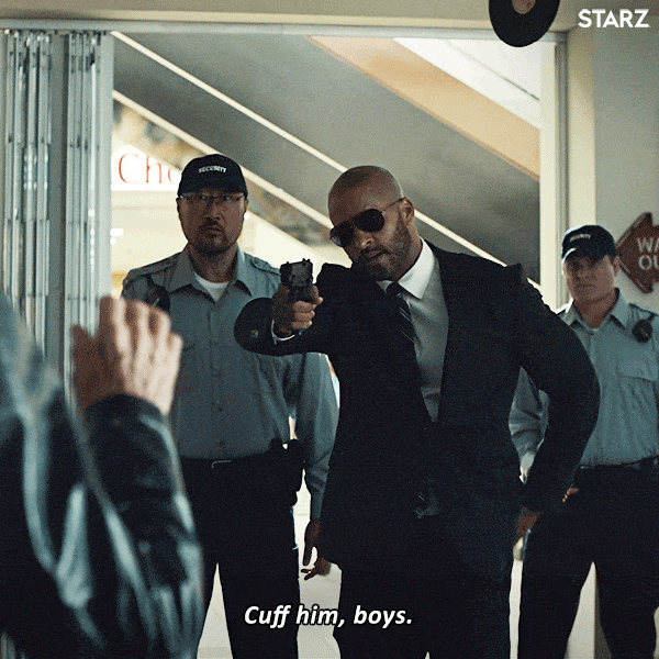 Your Under Arrest Right To Jail Starz Episode GIF