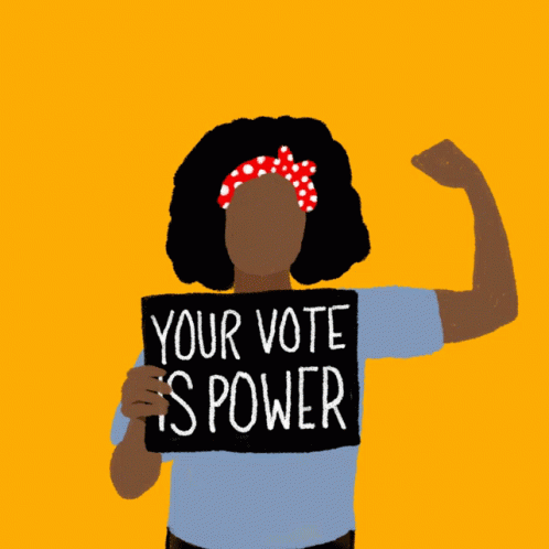 Your Vote Is Power GIF