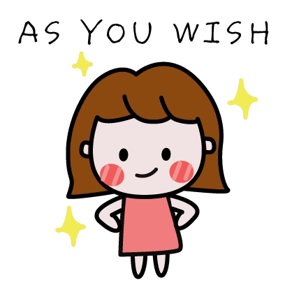 Your Wish Is My Command Blush Girl GIF