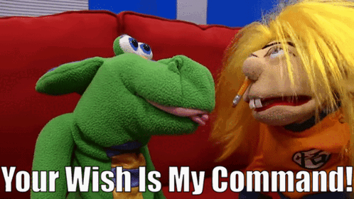 Your Wish Is My Command Doofy Dragon GIF