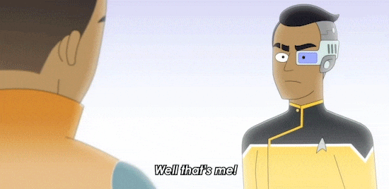 Youre An Imposter Star Trek Sam Rutherford GIF
