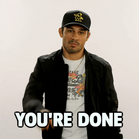 Youre Done Alexandre Pantoja Cut Throat GIF