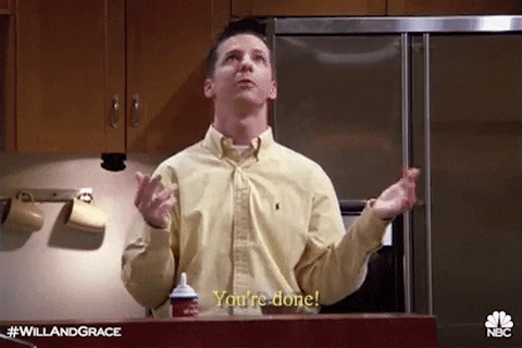 Youre Done Jack Mcfarland Will And Grace GIF