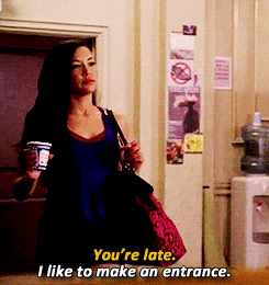 Youre Late Santana Lopez GIF