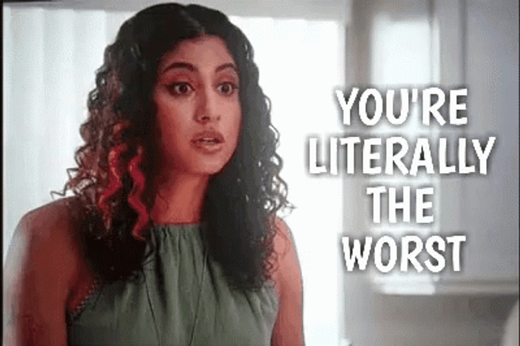 Youre Literally The Worst GIF