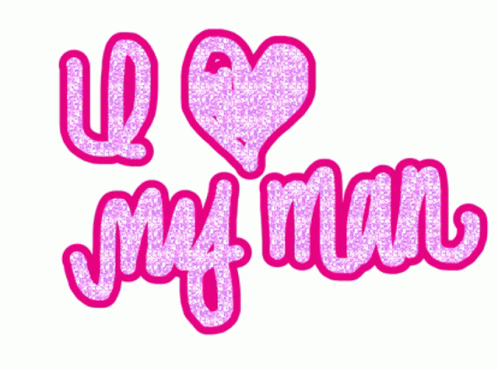 Youre The Man Pink Glitters GIF