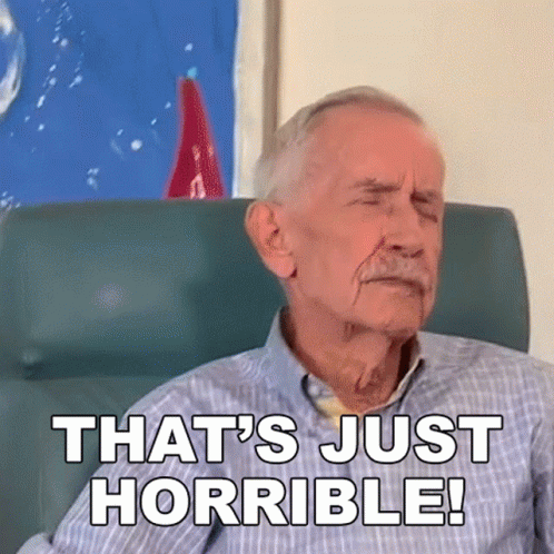 YouTube Shirt Man Says Bad News All Around GIF