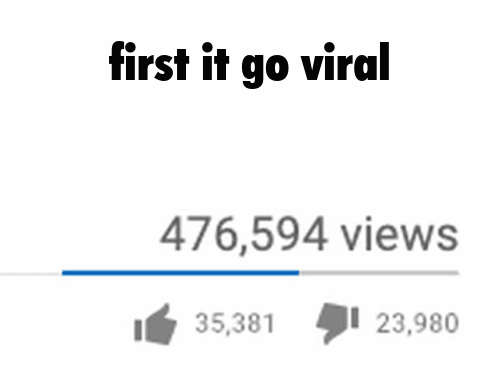 YouTube Video 105,578,838 Views Thumbs Up