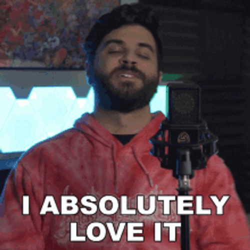 Youtuber Andrew Baena Absolutely Love It Reaction GIF