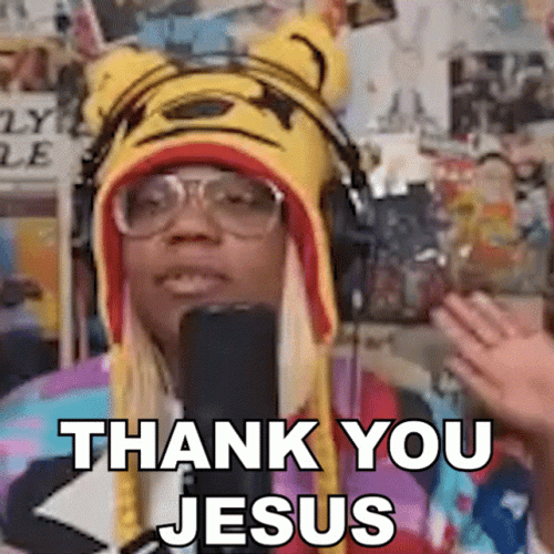 YouTuber Christene  Thank You Jesus GIF