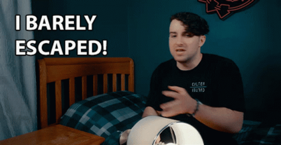 Youtuber Culter35 Barely Escaped GIF