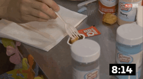 Youtuber Enjoying Nuggets Meme GIF