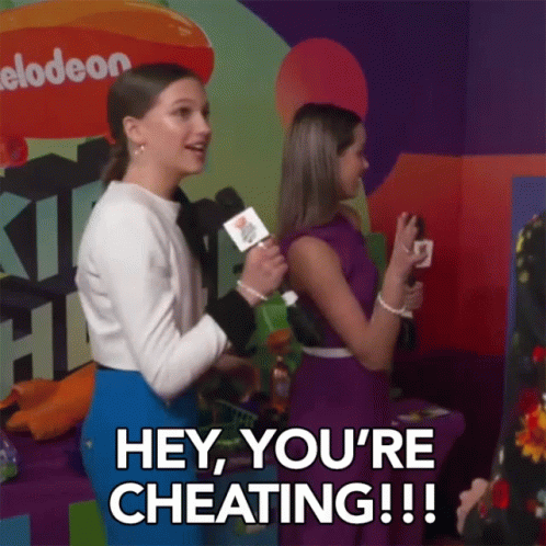 Youtuber Gem Sister Hey You're Cheating GIF