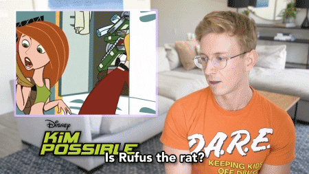 Youtuber Is Rufus A Rat Kim Possible GIF