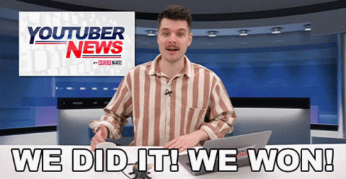 Youtuber Newscaster Benedict Townsend We Did It GIF