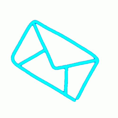 Youve Got Mail Blue Outline GIF