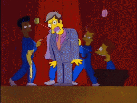 Bart The Lover Yoyo Back Up Dancing GIF