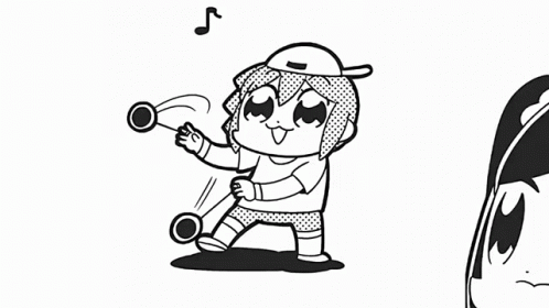 Yoyo Trick Anime Kid GIF