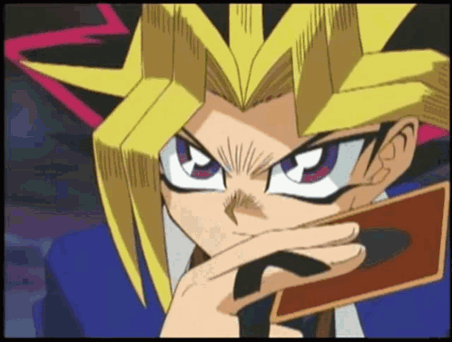 Yu Gi Oh Uses Uno Reverse Card GIF