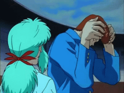 Kazuma Flirting Botan Yu Yu Hakusho GIF