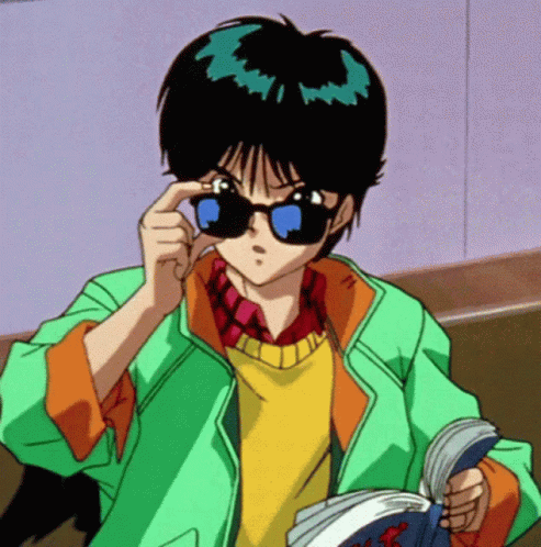 Yu Yu Hakusho Yusuke In Shades GIF
