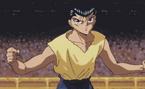 Yu Yu Hakusho Yusuke In Rage GIF
