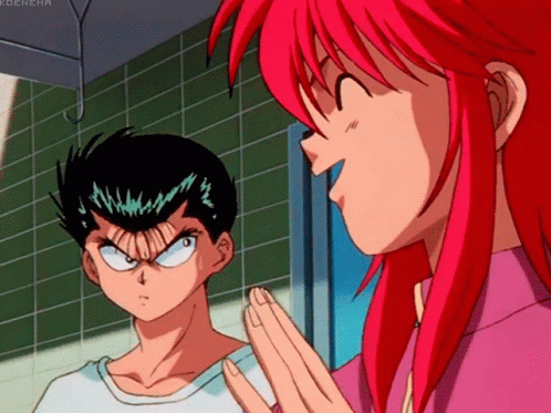 Karama And Yusuke Yu Yu Hakusho GIF