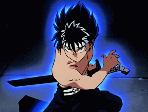 Hiei Powers Yu Yu Hakusho GIF