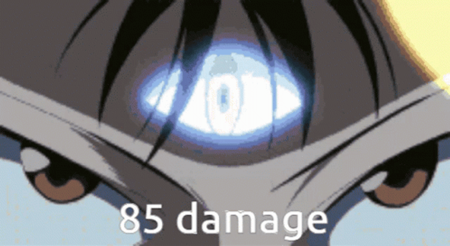 Yu Yu Hakusho Hiei Strong Damage Power GIF
