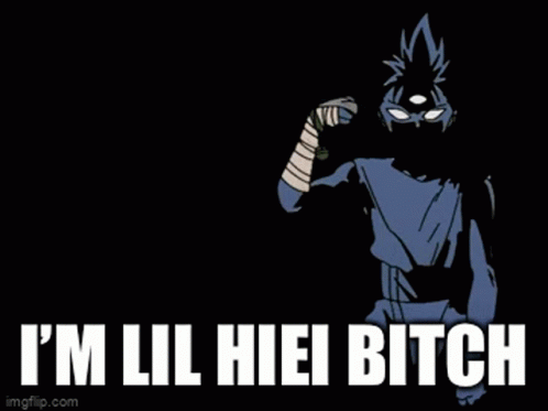 Yu Yu Hakusho Little Hiei Bitch GIF