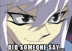 Yugioh Bakura Did Someone Said Card Games GIF