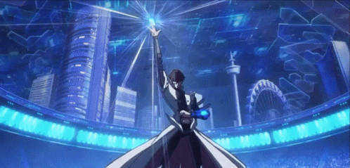 Yugioh Seto Blue Eyes Dragon Summon GIF