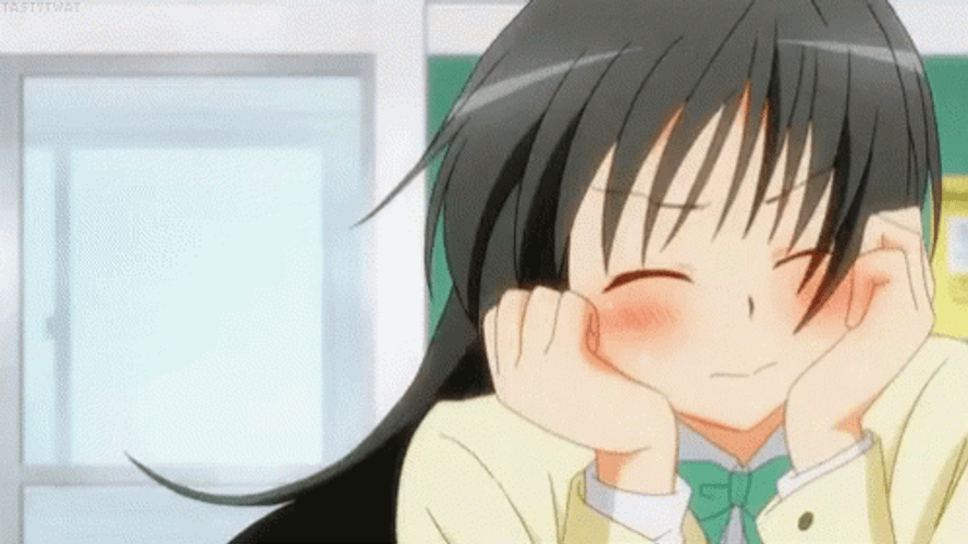 Yui Kotegawa Blushing Anime GIF