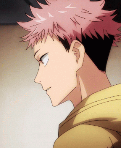 Yuji Itadori Beautiful Sideview GIF