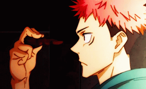 Yuji Itadori Eating GIF