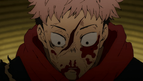 Yuji Itadori In Pain GIF