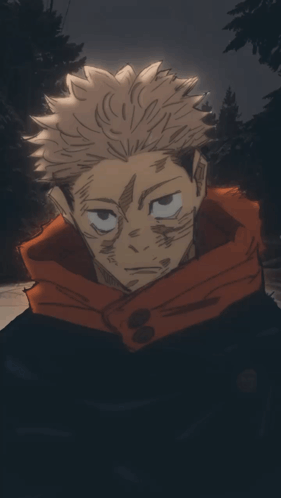 Yuji Itadori Looking GIF