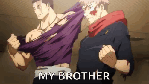 Yuji Itadori My Brother Aoi Todo GIF