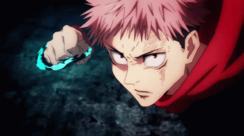 Yuji Itadori Power Punch GIF
