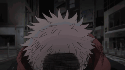 Yuji Itadori Serious Look GIF