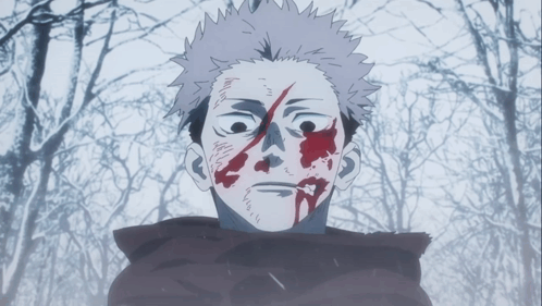 Yuji Itadori Snow GIF