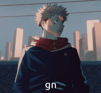 Yuji Riding Alone At Night GIF