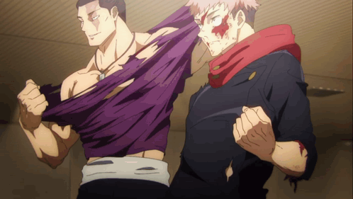 Yuji Showing His Fist GIF