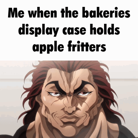Yujiro Hanma Apple Fritters Meme GIF