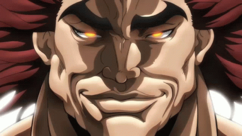 Yujiro Hanma Baki Hanma Face Off GIF