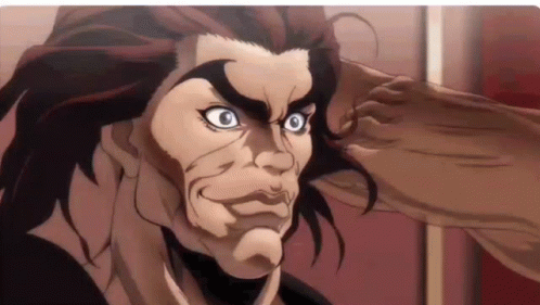Yujiro Hanma Baki Hanma Fierce Battle GIF
