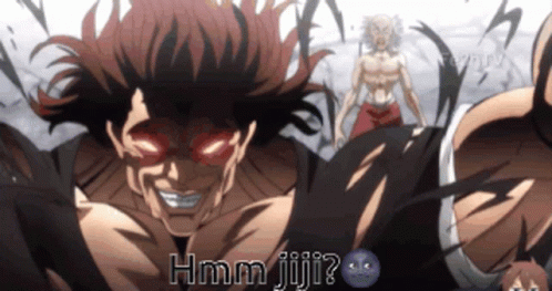 Yujiro Hanma Evil Red Eyes GIF