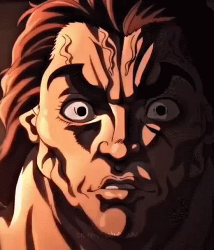 Yujiro Hanma Menacing Laugh Baki The Grappler GIF