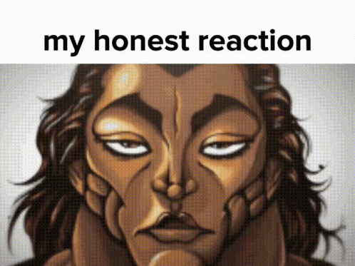 Yujiro Hanma Nonchalant Honest Reaction GIF