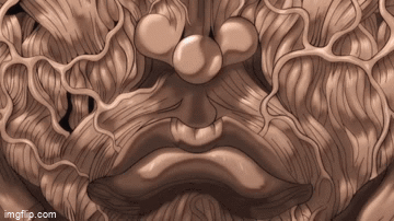 Yujiro Hanma Piercing Eyes Veinous Face GIF
